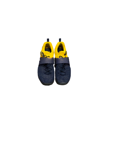Tyrone Wheatley Jr. Michigan Football Team-Issued Jordan Sneakers (Size 16)