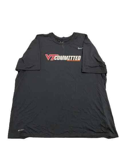 Jordan Williams Virginia Tech Football Team-Issued T-Shirt (Size XXXL)