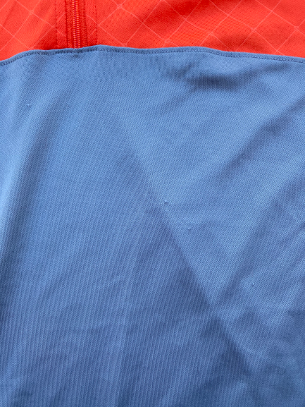 DaJuan Coleman Syracuse Basketball Team Issued Short Sleeve Quarter Zip Pullover (Size 3XL)