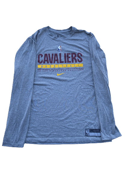 Charles Matthews Cleveland Cavaliers Team Issued Long Sleeve Shirt (Size L)