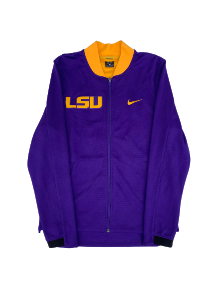 Tremont Waters LSU SIGNED Team Exclusive Pre-Game Warm-Up Jacket (Size M)