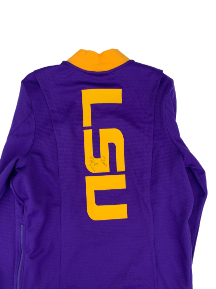Tremont Waters LSU SIGNED Team Exclusive Pre-Game Warm-Up Jacket (Size M)