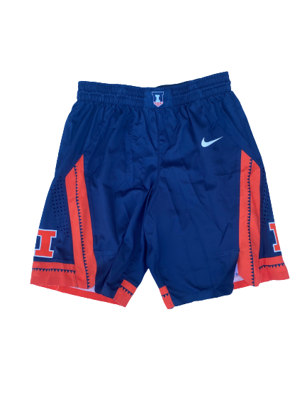 Petra Holesinska Illinois Basketball 2017-2018 Game Shorts (Size 34)