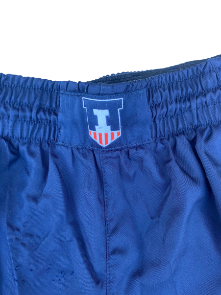 Petra Holesinska Illinois Basketball 2017-2018 Game Shorts (Size 34)