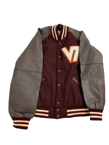 Jordan Williams Virginia Tech Football Varsity Jacket (Size XXL)(Rare)