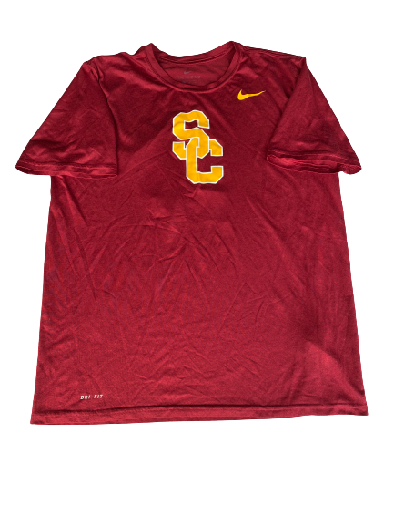 Josh Imatorbhebhe USC Football Nike T-Shirt With Number on Back (Size XL)