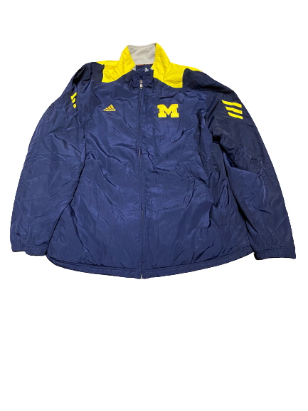 Harrison Wenson Michigan Adidas Zip-Up Jacket (Size XL)