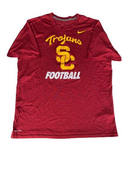Josh Imatorbhebhe USC Football Nike T-Shirt With Number on Back (Size L)