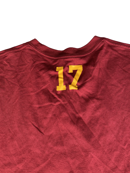 Josh Imatorbhebhe USC Football Nike T-Shirt With Number on Back (Size L)