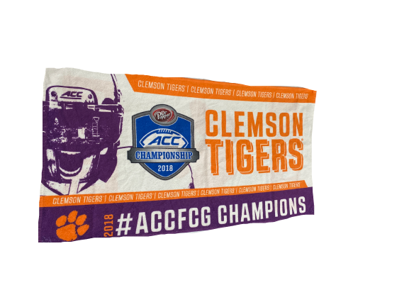 Jordan Williams Clemson Football ACC Championship Bench Towel
