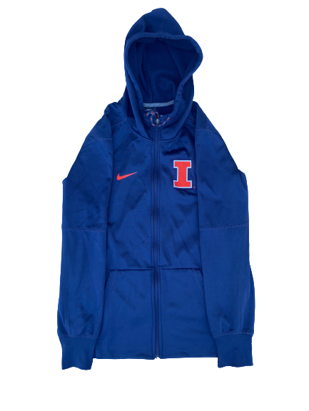 Petra Holesinska Illinois Basketball Team Issued Zip Up Jacket (Size S)