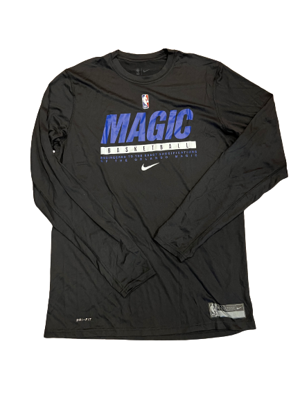 Orlando Magic Team Issued Long Sleeve Workout Shirt (Size LT)