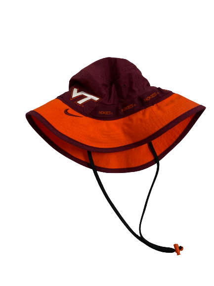 Jordan Williams Virginia Tech Football Team-Issued Bucket Hat (Size L)