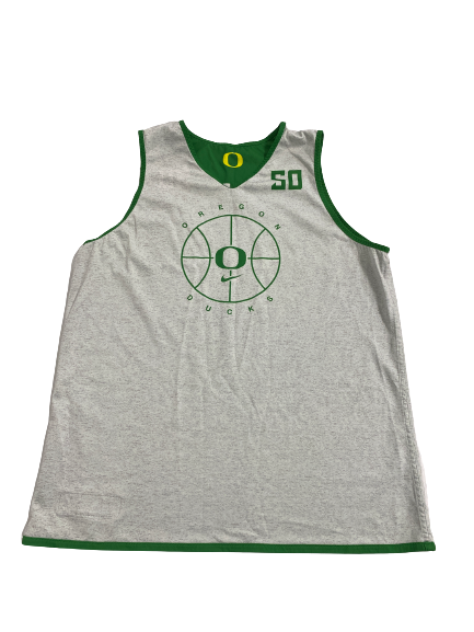 Eric Williams Jr. Oregon Basketball Player-Exclusive Practice Jersey (Size XL)