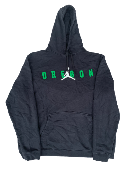Jalen Jelks Oregon Player-Exclusive Jordan Sweatshirt (Size XXL)