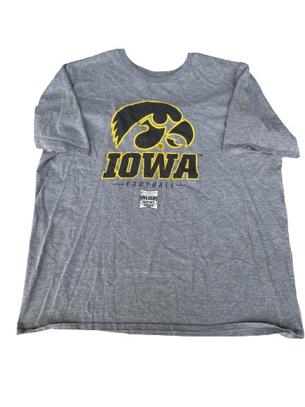 Daviyon Nixon Iowa Football Holiday Bowl Player-Exclusive T-Shirt (Size XXL)