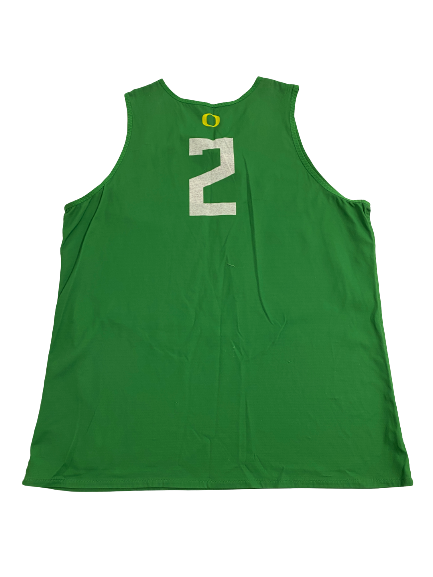 Eric Williams Jr. Oregon Basketball Player-Exclusive Practice Jersey (Size XL Length +2)