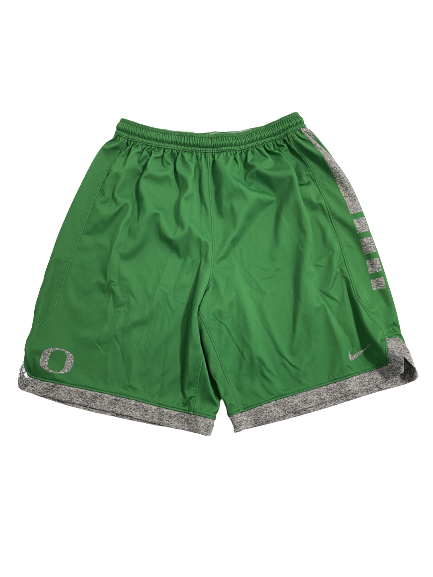 Eric Williams Jr. Oregon Basketball Player-Exclusive Practice Shorts (Size L)