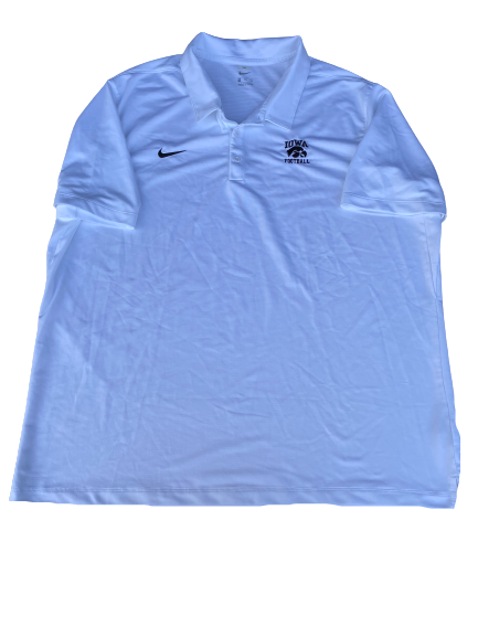 Daviyon Nixon Iowa Football Nike Polo Shirt (Size XXXL)
