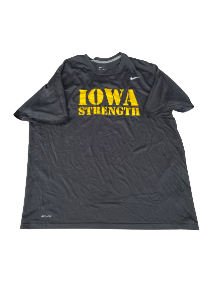 Daviyon Nixon Iowa Strength "The Iowa Edge" Player-Exclusive Nike T-Shirt (Size XXXL)