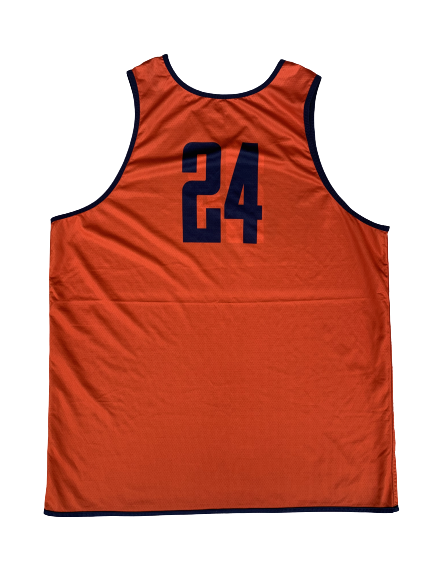 Rayvonte Rice Illinois Basketball Reversible Practice Jersey (Size XXL)