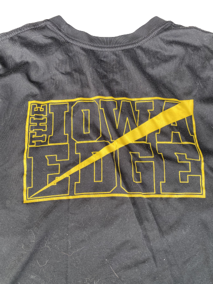 Daviyon Nixon Iowa Strength "The Iowa Edge" Player-Exclusive Nike T-Shirt (Size XXXL)