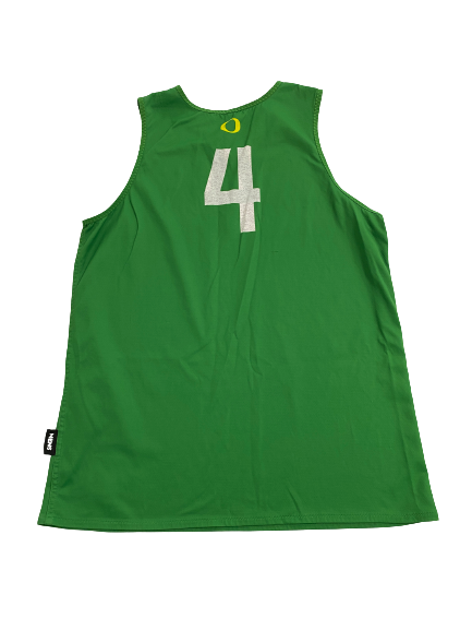 Eric Williams Jr. Oregon Basketball Player-Exclusive Practice Jersey (Size L Length +2)