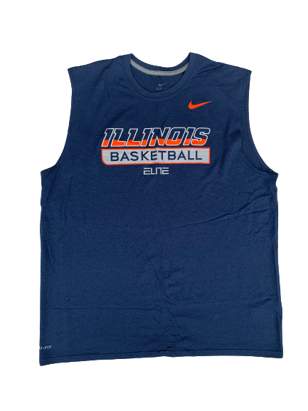 Rayvonte Rice Illinois Team Issued Workout Tank (Size XL)