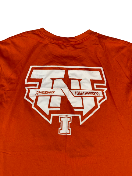 Rayvonte Rice Illinois Player Exclusive Workout Shirt (Size XL)