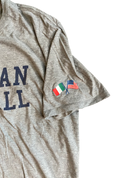 Mike McCray Michigan Football Jordan Team-Exclusive 2017 Italy Trip T-Shirt (Size XL)