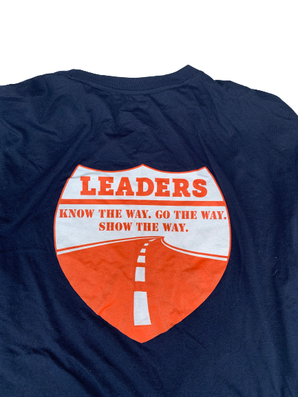 Rayvonte Rice Illinois Team Issued "Leadership Academy" Long Sleeve Shirt (Size XL)