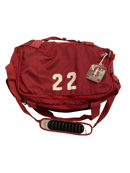 Obi Eboh Stanford Football Player-Exclusive Duffel Bag With Number and Player Tag