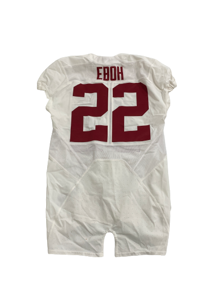 Obi Eboh Stanford Football Hyundai Sun Bowl Game Worn Jersey (Size 42)
