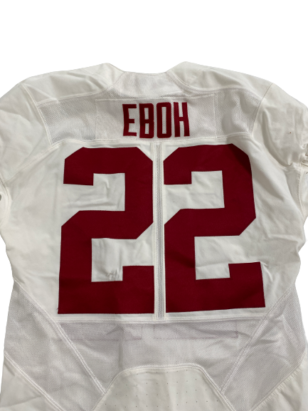 Obi Eboh Stanford Football Hyundai Sun Bowl Game Worn Jersey (Size 42)