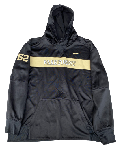 Carlos Basham Jr. Wake Forest Team Issued Sweatshirt with 