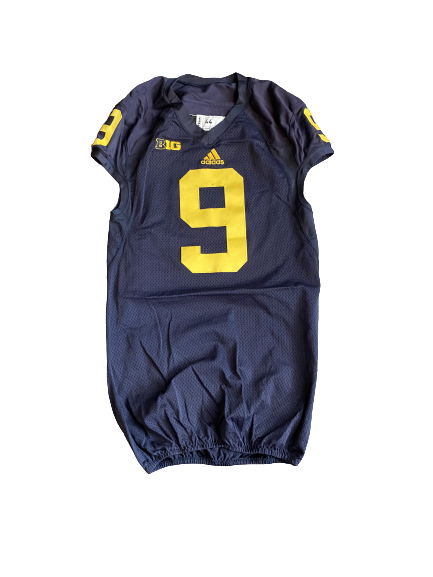 Mike McCray Michigan Football Signed Game Worn Jersey