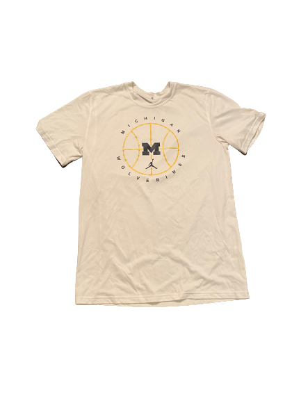 Hailey Brown Michigan Basketball Team Issued T-Shirt (Size M)