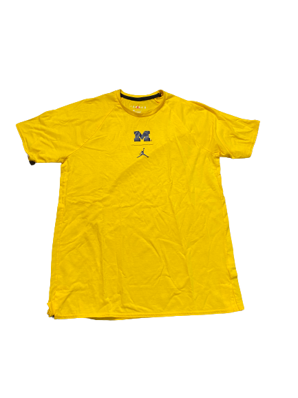 Hailey Brown Michigan Basketball Team Issued T-Shirt (Size M)