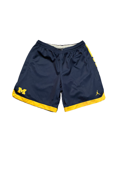 Hailey Brown Michigan Basketball Team Issued Practice Shorts (Women&