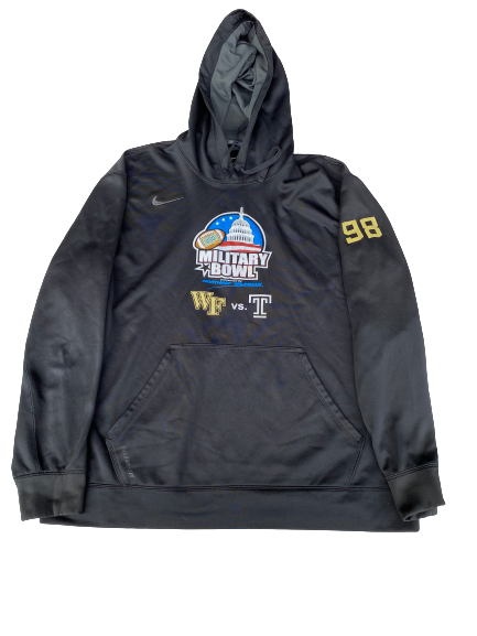 Carlos Basham Jr. Wake Forest Player Exclusive Military Bowl Sweatshirt with 