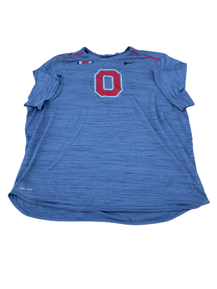 Brady Taylor Ohio State Football Team Issued Workout Shirt (Size XXXL)