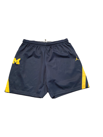 Hailey Brown Michigan Basketball Team Issued Practice Shorts (Women&