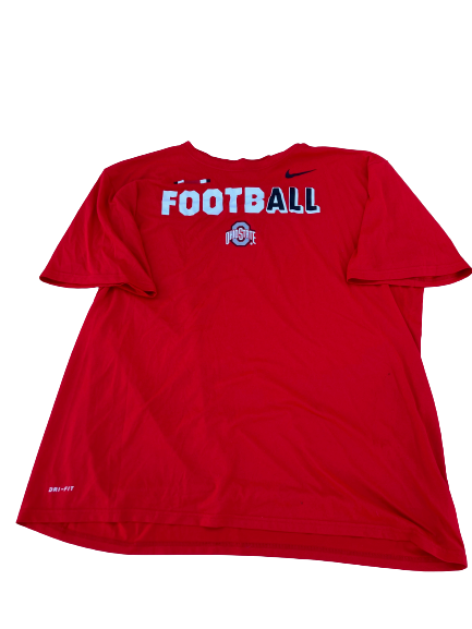 Brady Taylor Ohio State Football Team Issued T-Shirt (Size XXXL)