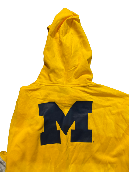 Hailey Brown Michigan Basketball Team Issued Sweatshirt (Size XL)