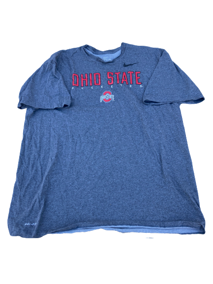 Brady Taylor Ohio State Football Team Issued T-Shirt (Size XL)