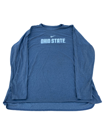 Brady Taylor Ohio State Football Team Issued Long Sleeve Shirt (Size XXXL)