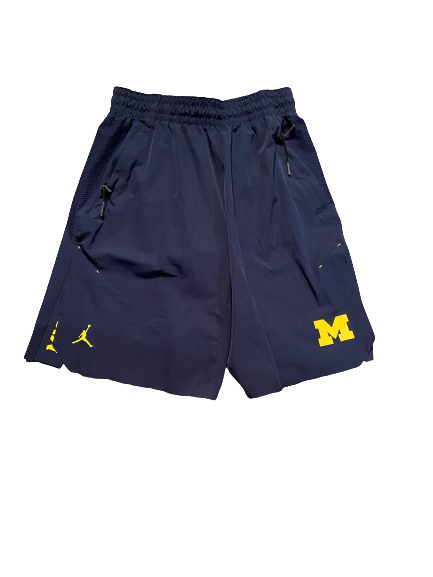 Hailey Brown Michigan Basketball Team Issued Shorts (Women&