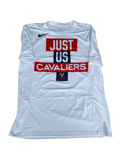 Tomas Woldetensae Virginia Basketball T-Shirt (Size L)