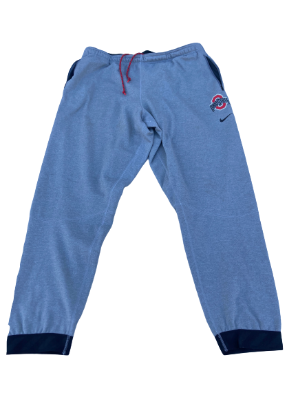 Brady Taylor Ohio State Football Team Issued Travel Sweatpants (Size XXXL)