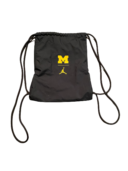 Hailey Brown Michigan Basketball Team Issued Drawstring Bag